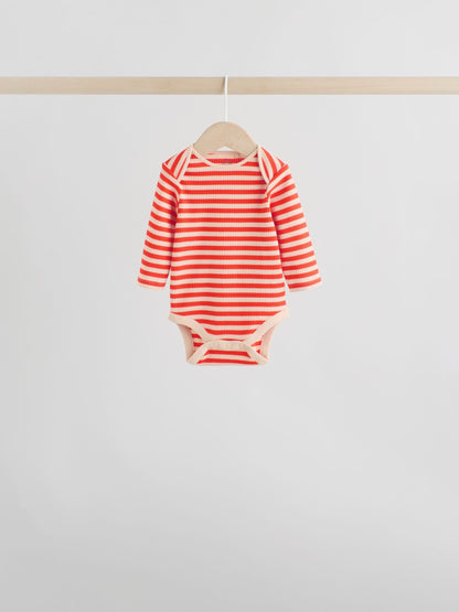 Multi Baby Long Sleeve Bodysuits 5 Pack - image 6