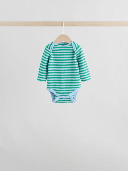 Multi Baby Long Sleeve Bodysuits 5 Pack - image 7