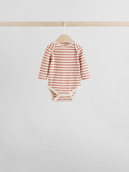 Multi Baby Long Sleeve Bodysuits 5 Pack - image 8