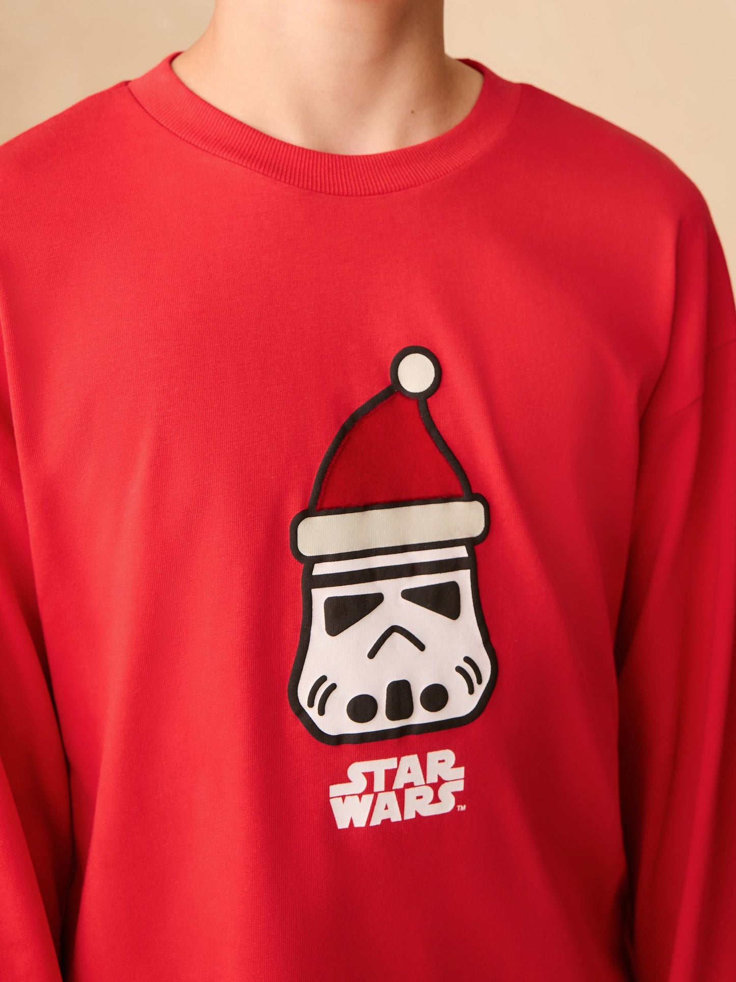 Dsiney Kidz - Red Star Wars Long Sleeve Christmas T-Shirt (3-16yrs) image 5