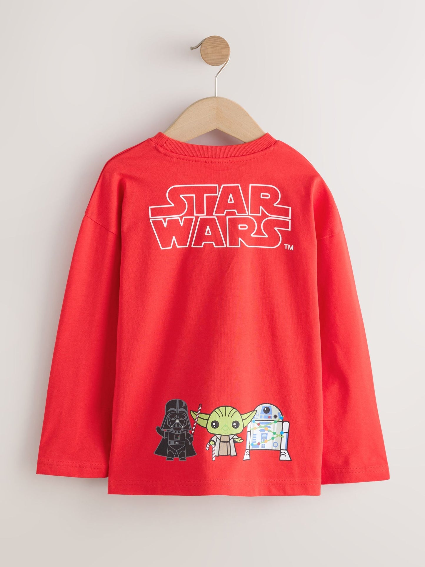 Dsiney Kidz - Red Star Wars Long Sleeve Christmas T-Shirt (3-16yrs) image 7