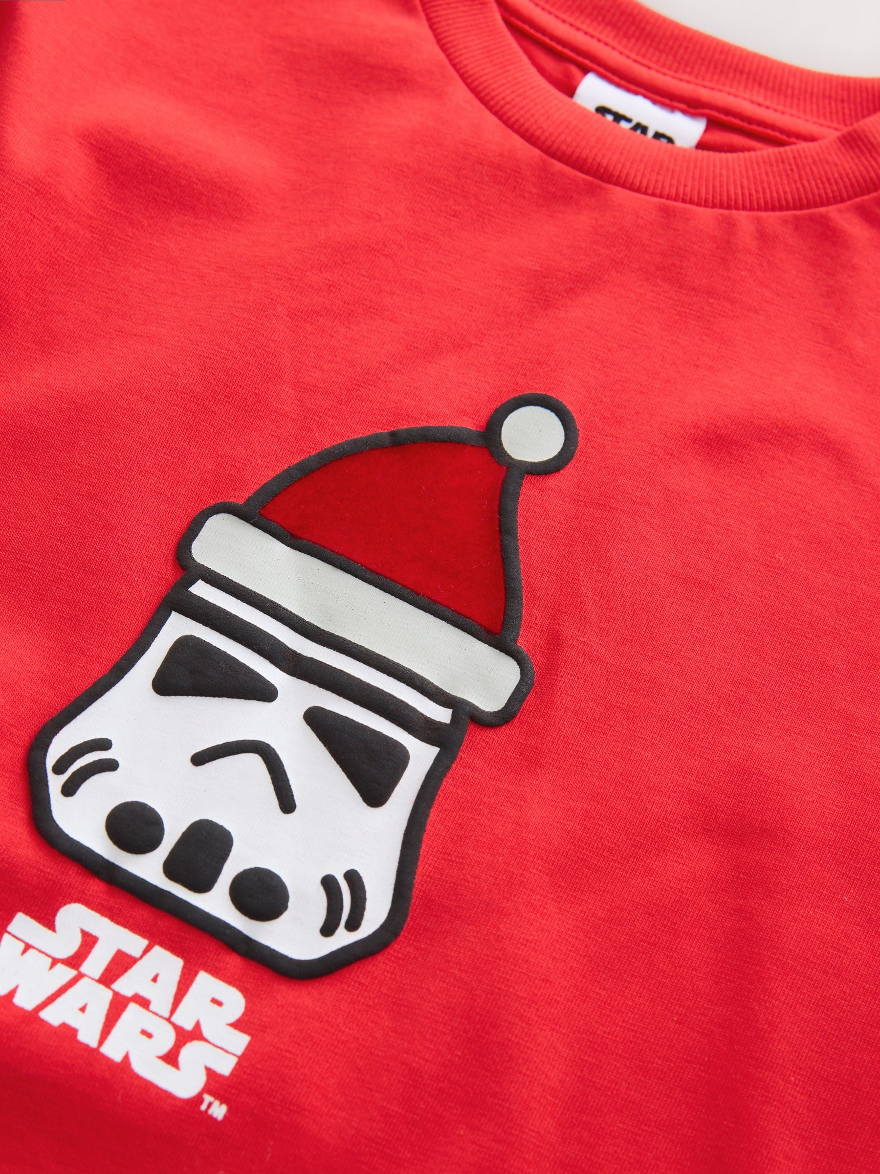 Dsiney Kidz - Red Star Wars Long Sleeve Christmas T-Shirt (3-16yrs) image 9