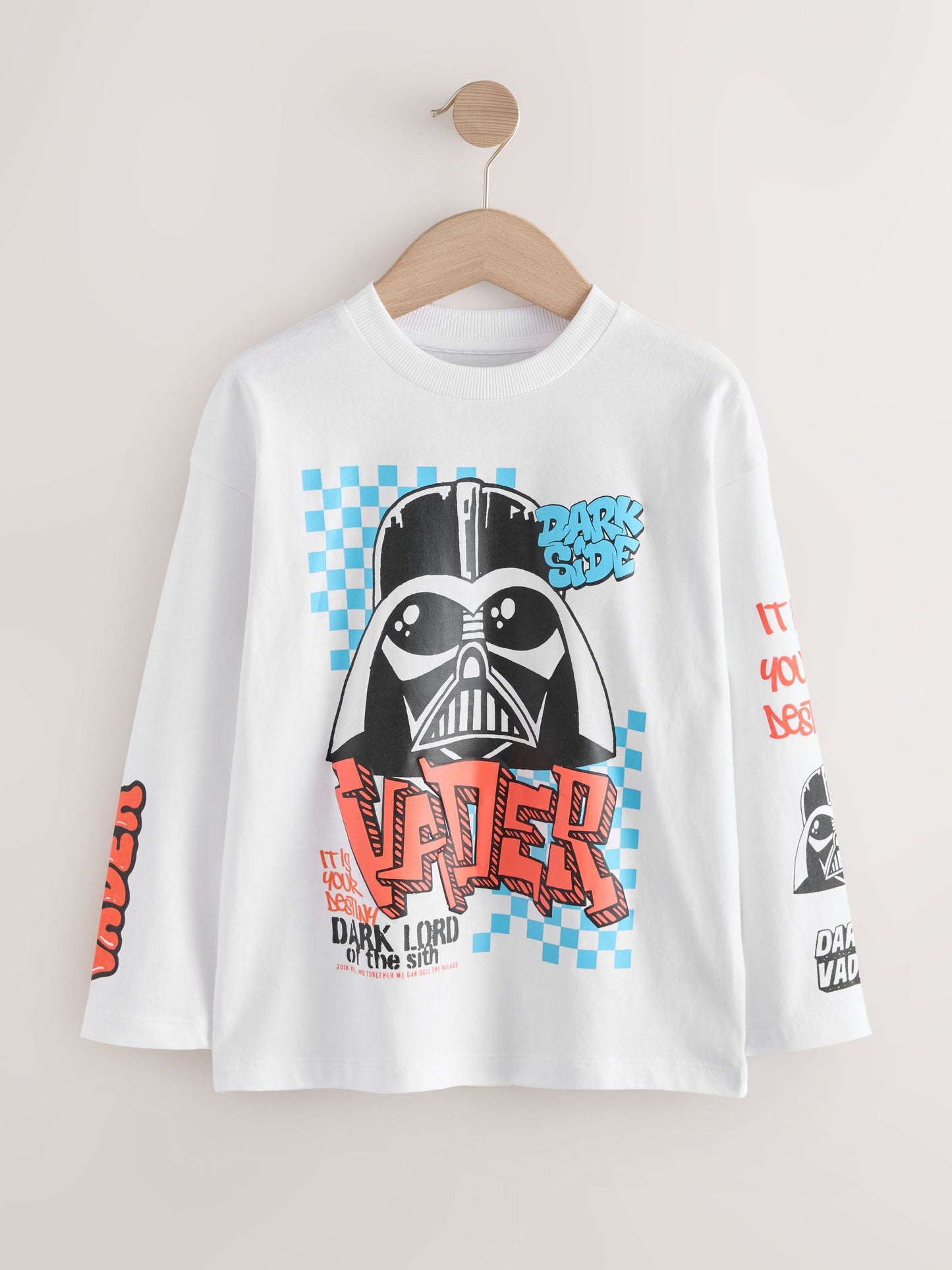 Dsiney Kidz - White Long Sleeve Star Wars T-Shirt (3-16yrs) image 1