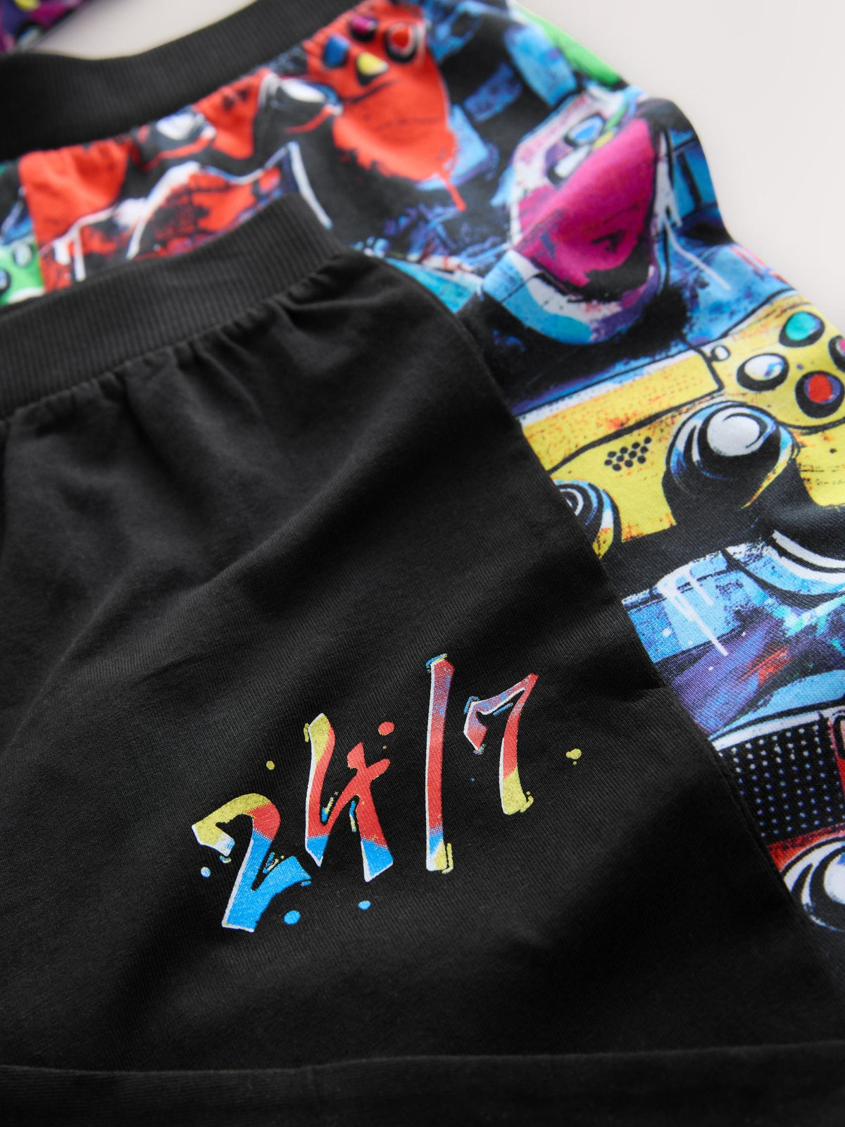 Multi Gamer Long Sleeve Pyjamas 2 Pack (3-16yrs) - image 10