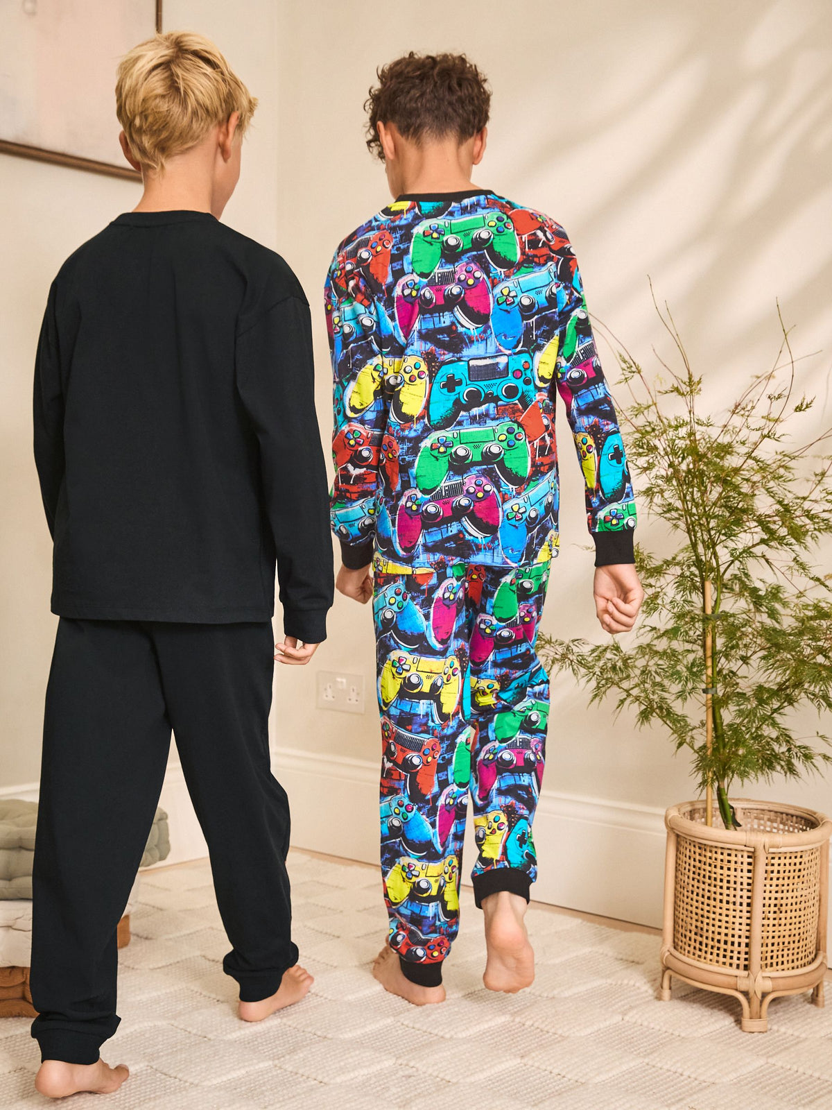 Multi Gamer Long Sleeve Pyjamas 2 Pack (3-16yrs) - image 3