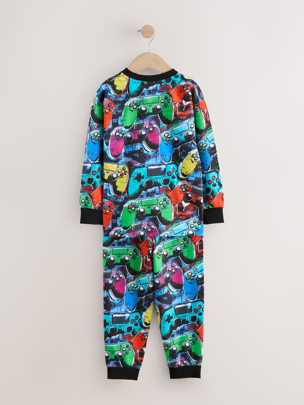 Multi Gamer Long Sleeve Pyjamas 2 Pack (3-16yrs) - image 7