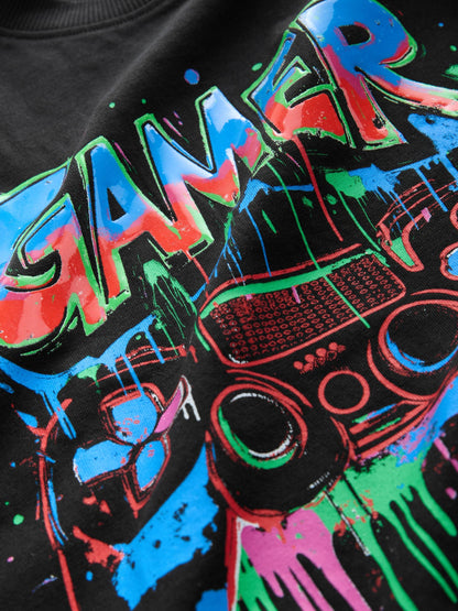 Multi Gamer Long Sleeve Pyjamas 2 Pack (3-16yrs) - image 8
