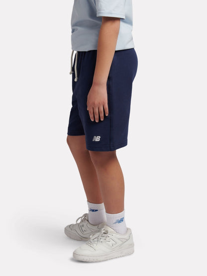 Dsiney Kidz - New Balance Light Blue French Terry Small Logo Cotton Shorts image 2