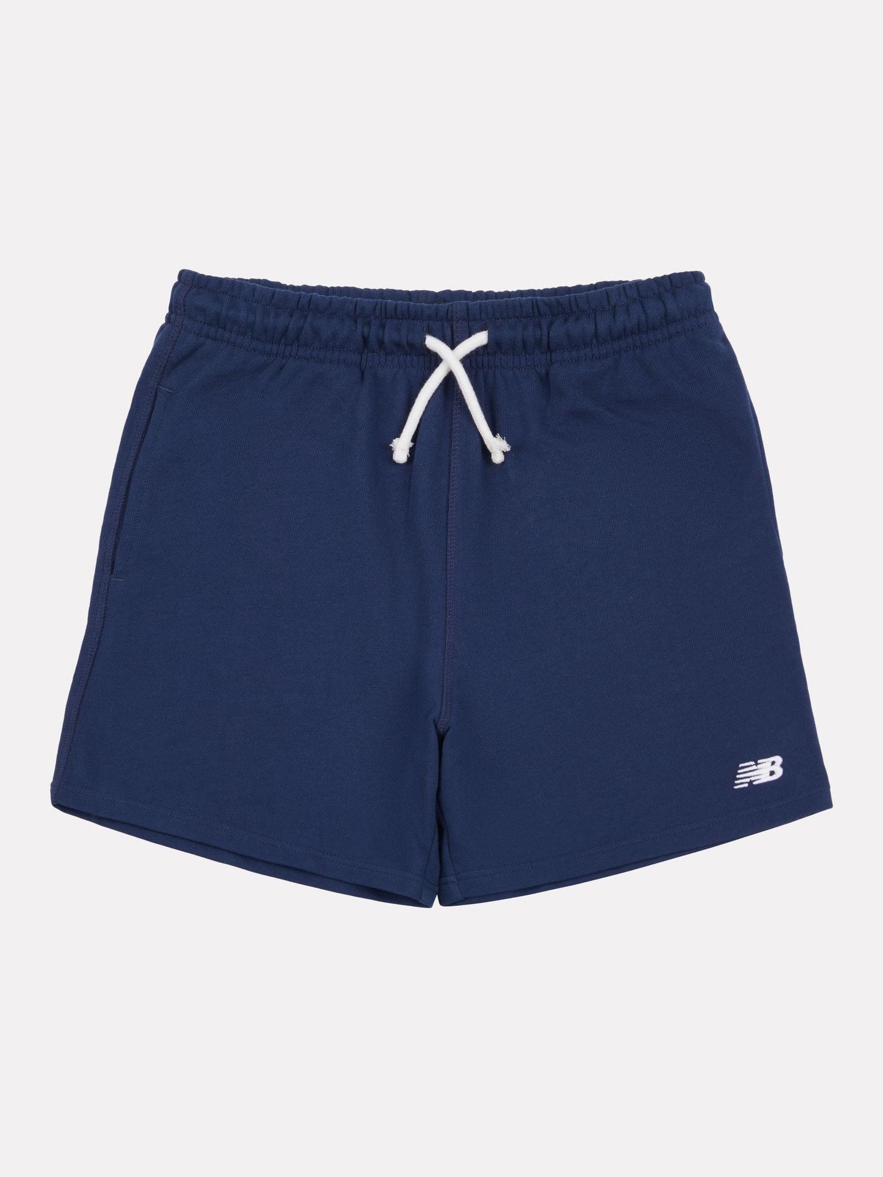 Dsiney Kidz - New Balance Light Blue French Terry Small Logo Cotton Shorts image 6