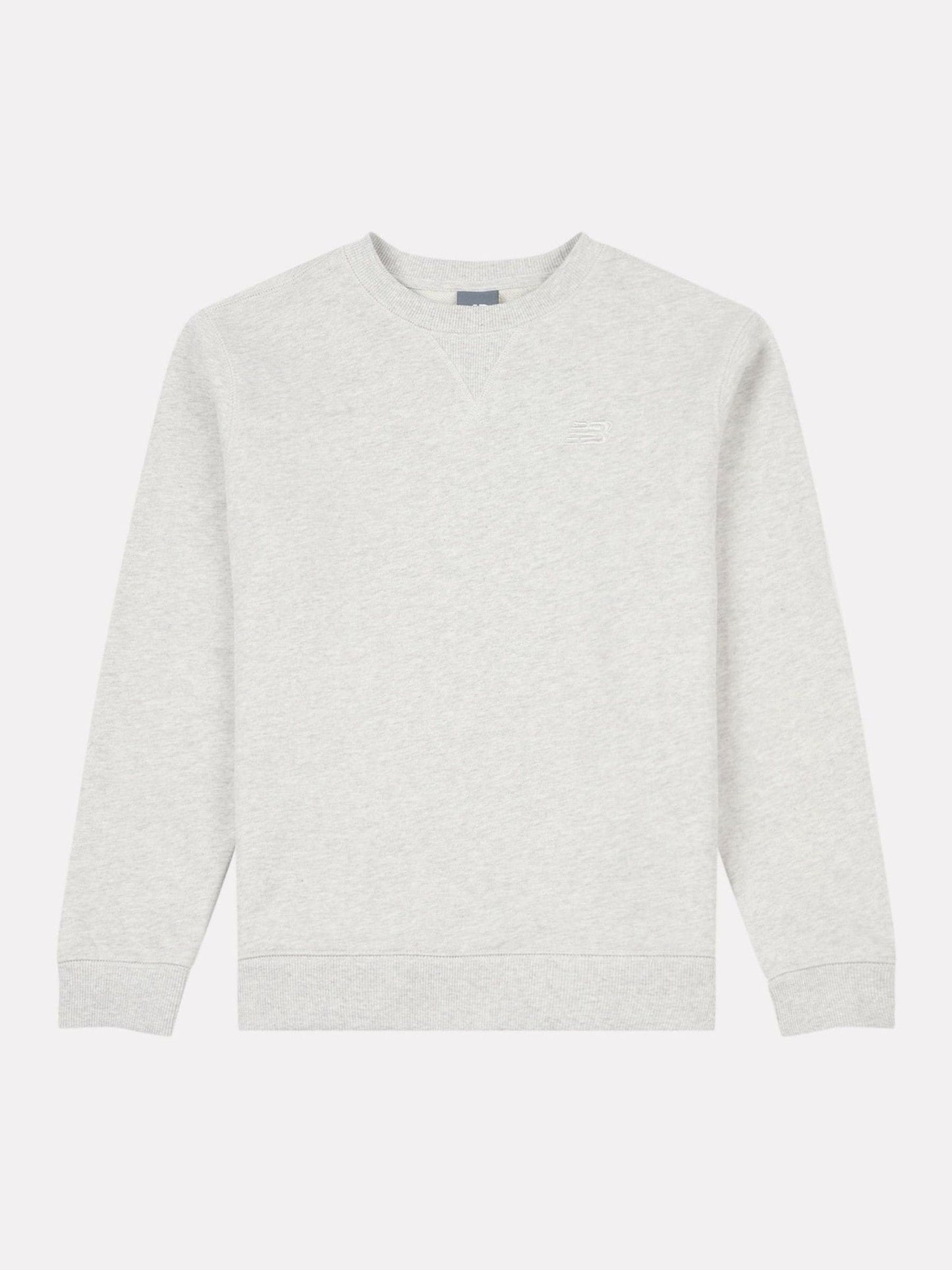 Dsiney Kidz - New Balance Grey French Terry Small Logo Crew Neck Sweatshirt image 1