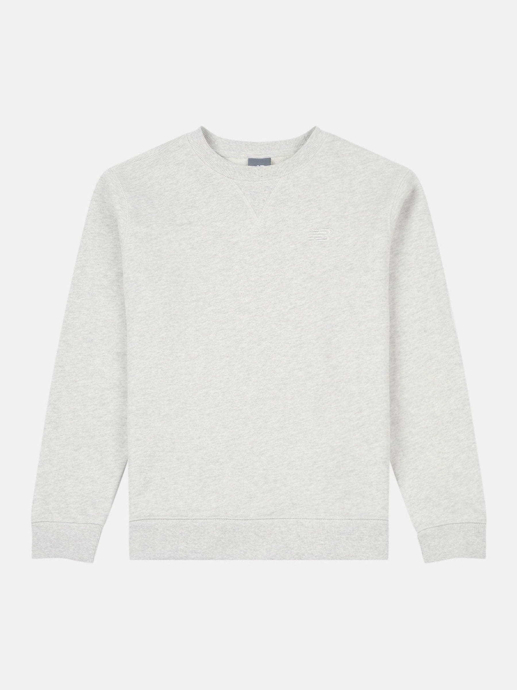 Dsiney Kidz - New Balance Grey French Terry Small Logo Crew Neck Sweatshirt image 1