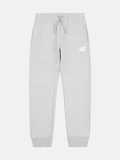 New Balance Grey Cotton French Terry Stacked Logo Joggers image 1