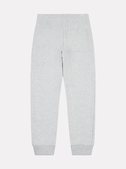 New Balance Grey Cotton French Terry Stacked Logo Joggers image 2
