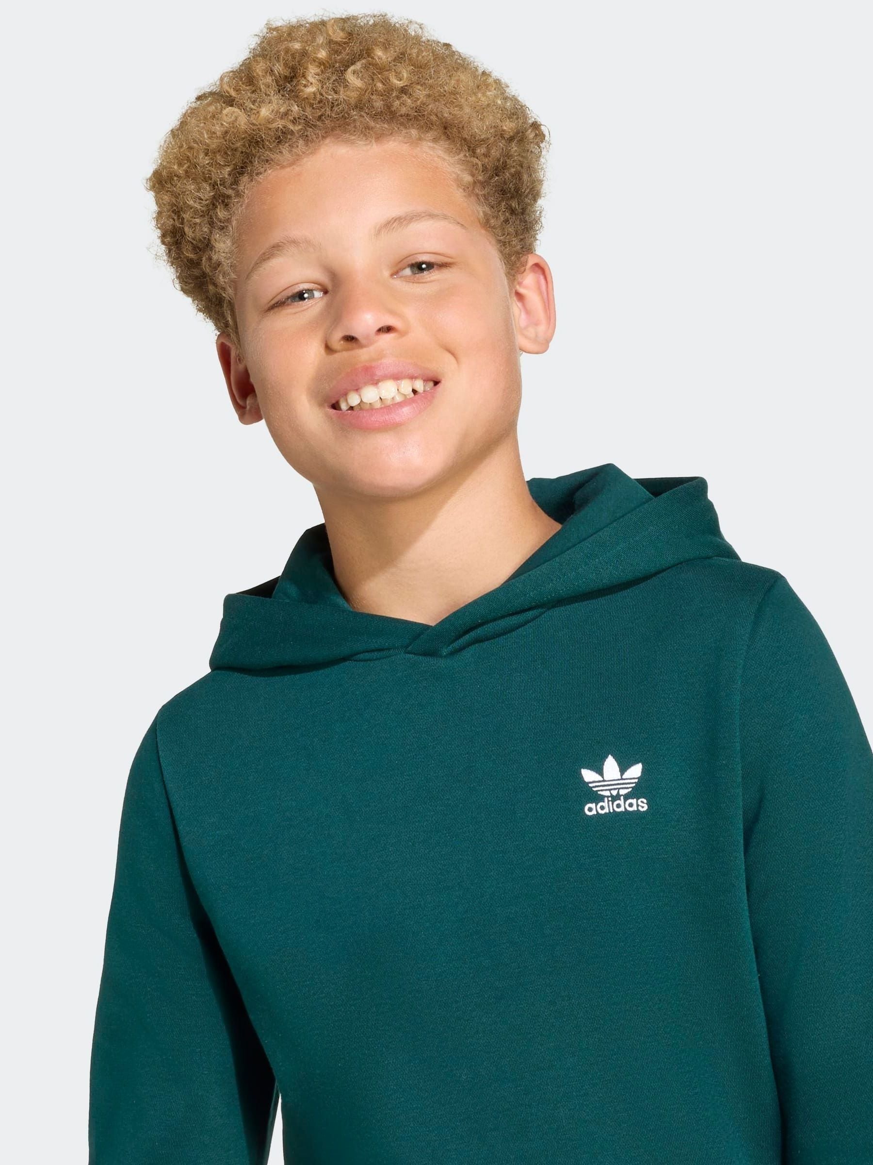 Dsiney Kidz - adidas Originals Green Kids Hoodie image 3