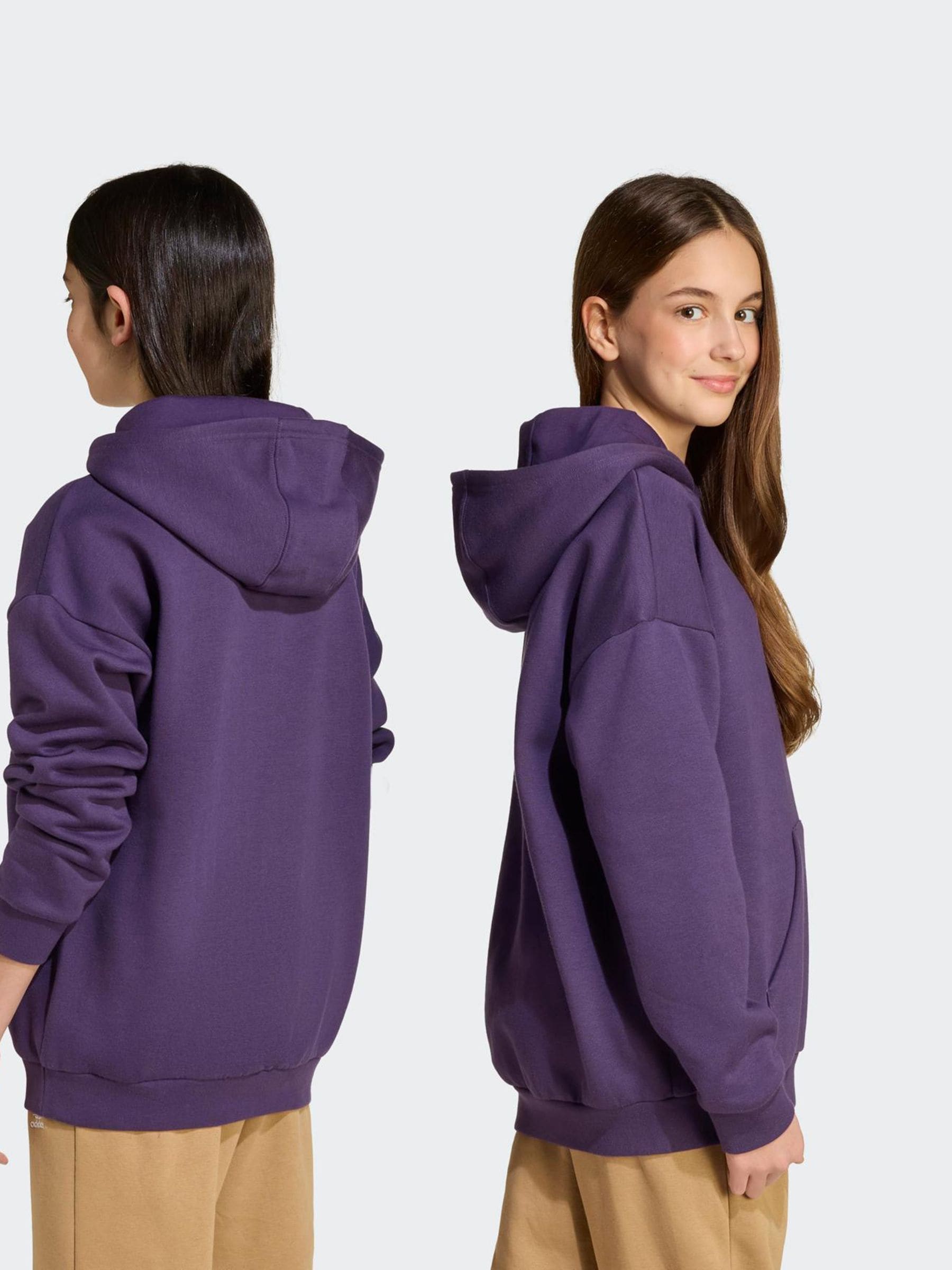 Dsiney Kidz - adidas Originals Purple Loose Fleece Kids Hoodie image 1