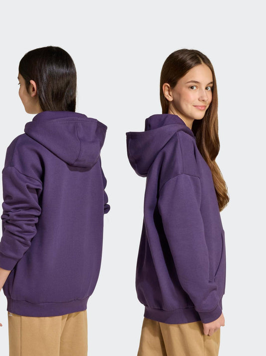 Dsiney Kidz - adidas Originals Purple Loose Fleece Kids Hoodie image 1