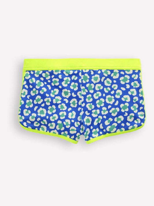 Boden Green Patterned Swim Shorts image 1