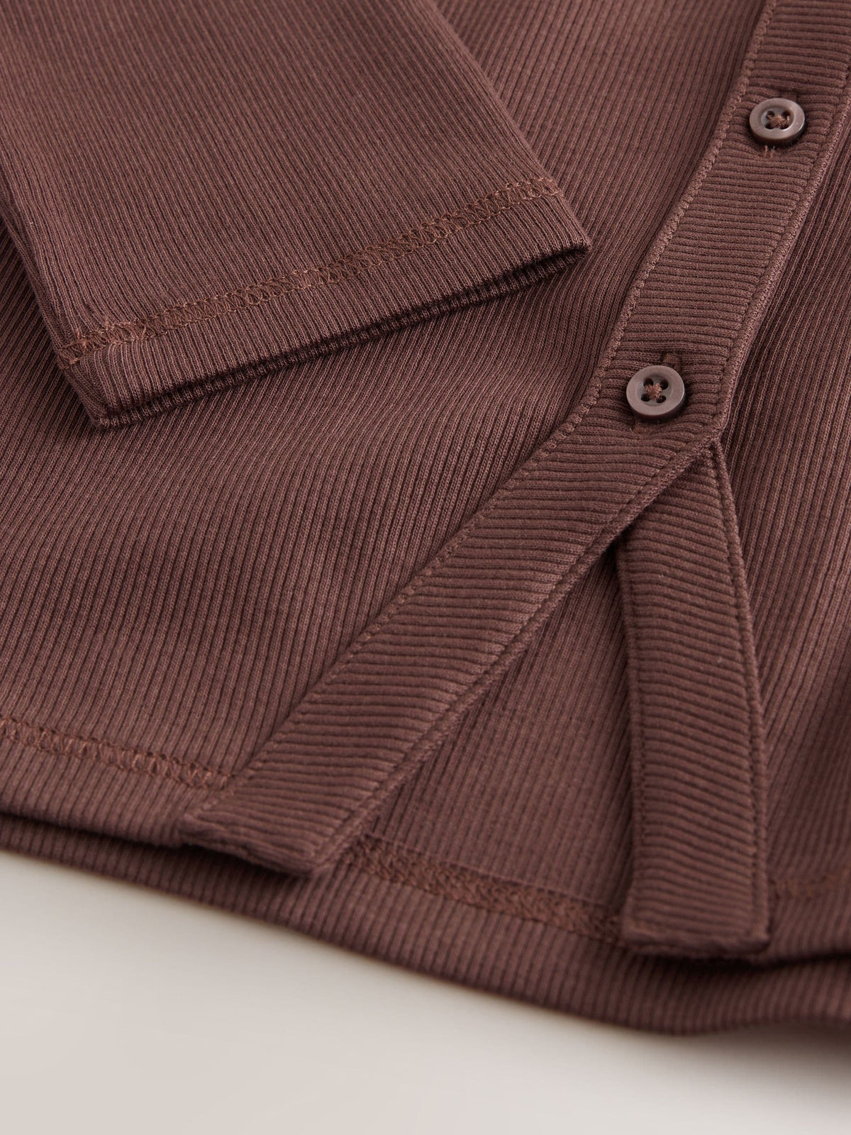 Dsiney Kidz - Chocolate Brown Long Sleeve Ribbed Cardigan (3-16yrs) image 3