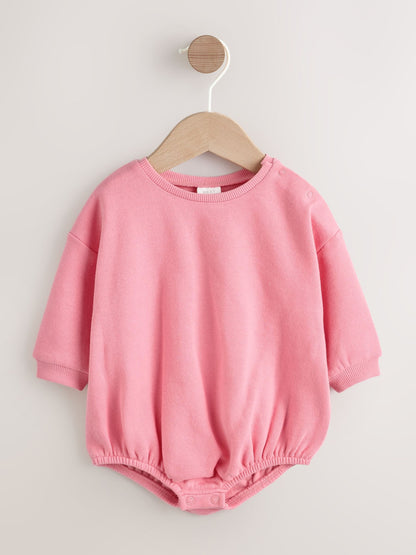 Cream/Pink Rabbit Baby Dungaree and Bodysuit Two Piece Set (0mths-3yrs)