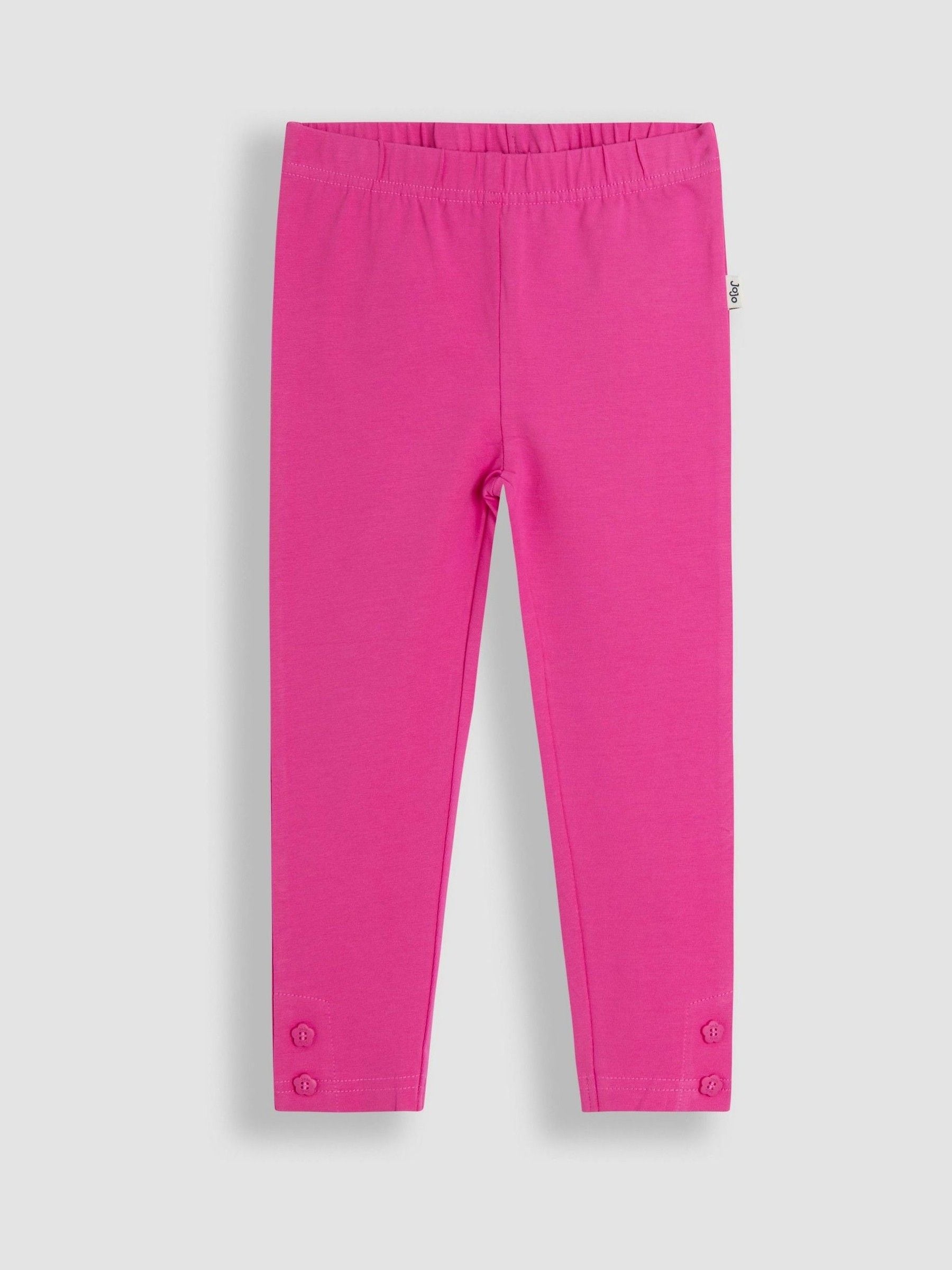 JoJo Maman Bébé Pink 2-Pack Leggings image 2