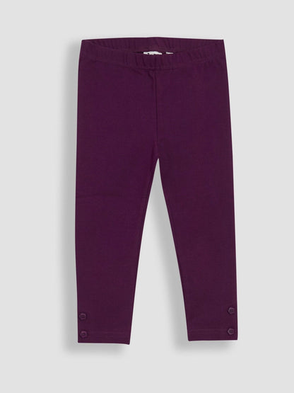JoJo Maman Bébé Purple Dark 2-Pack Leggings image 4