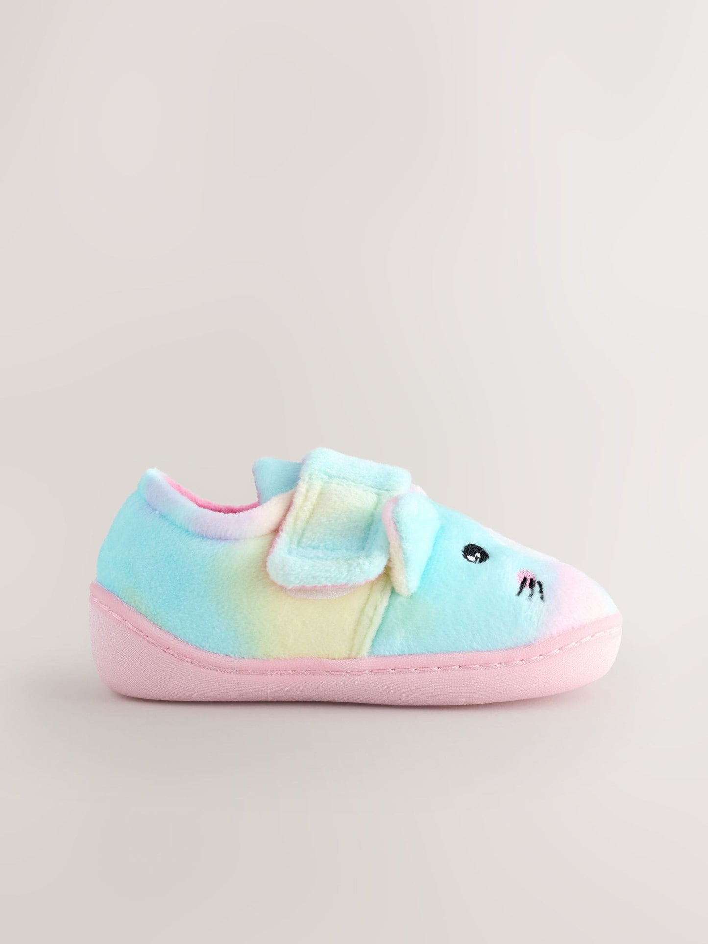 Multi Rainbow Cat Cupsole Slippers image 3