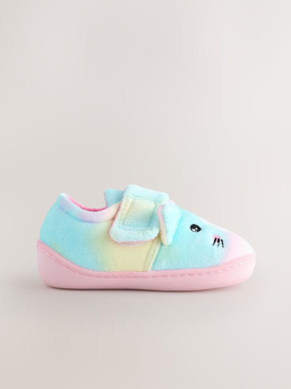 Multi Rainbow Cat Cupsole Slippers image 3