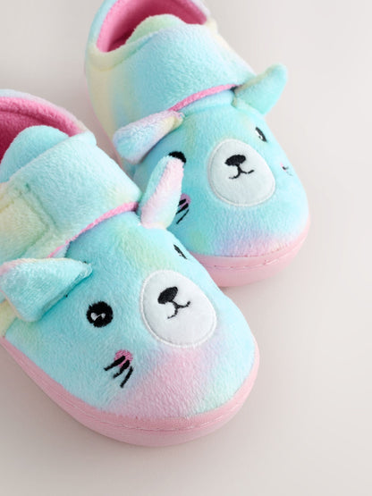 Multi Rainbow Cat Cupsole Slippers image 5