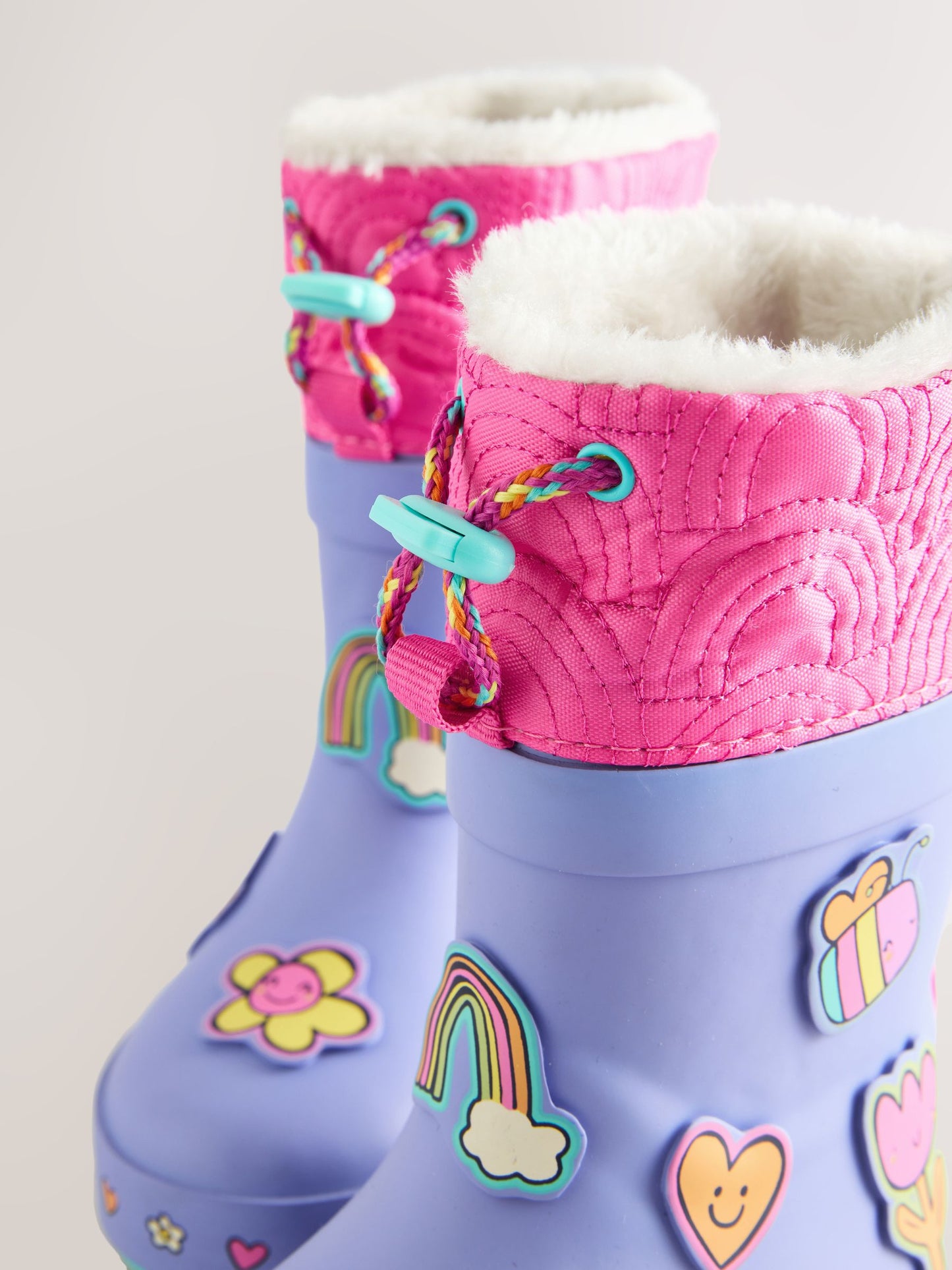 Purple Character Thinsulate Lined Cuff Wellies image 8