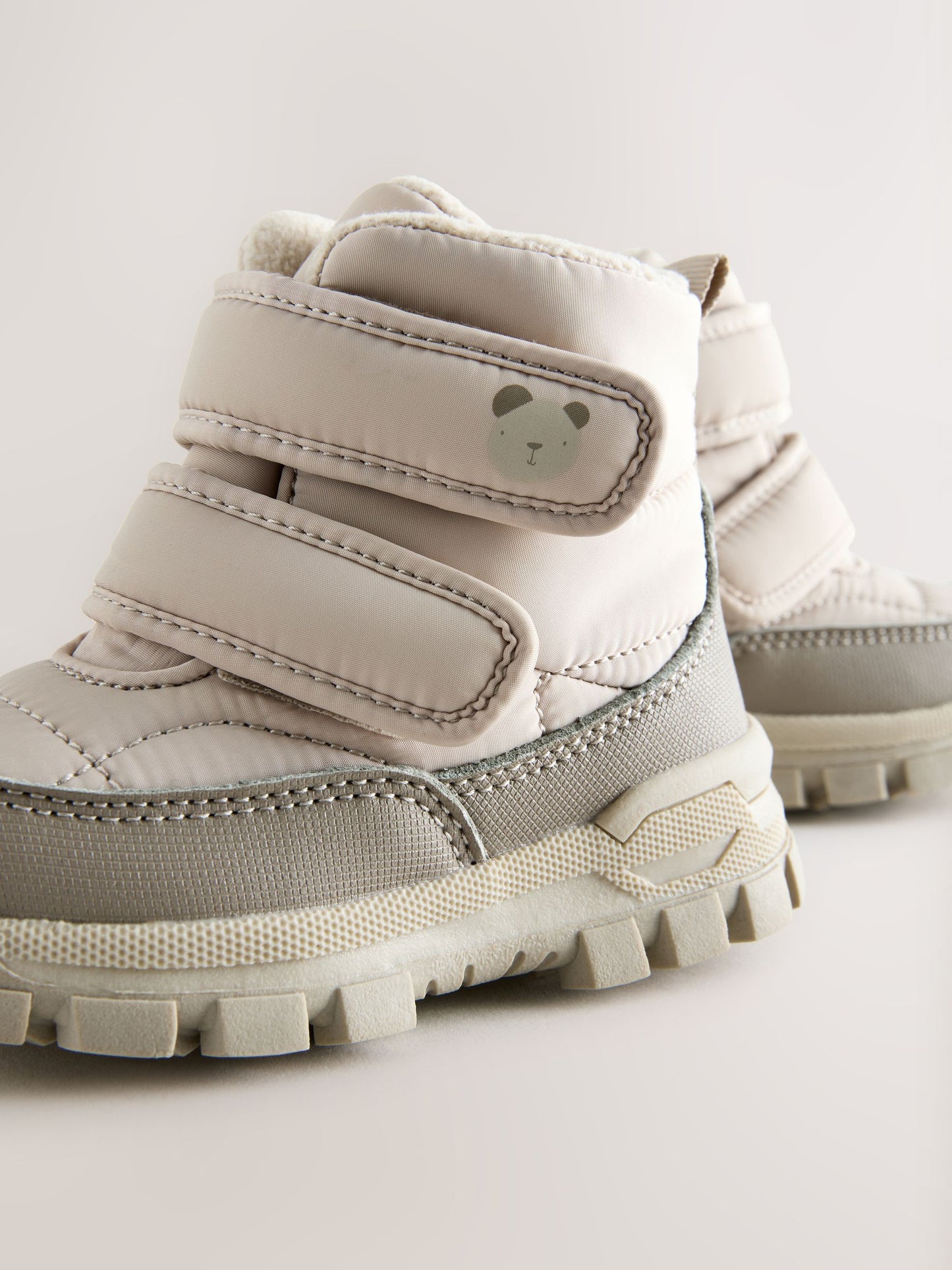 Neutral Waterproof Touch Fastening Quilted Boots image 4