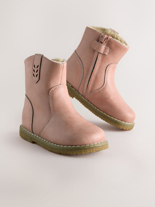 Pink Ankle Western Boots image 1