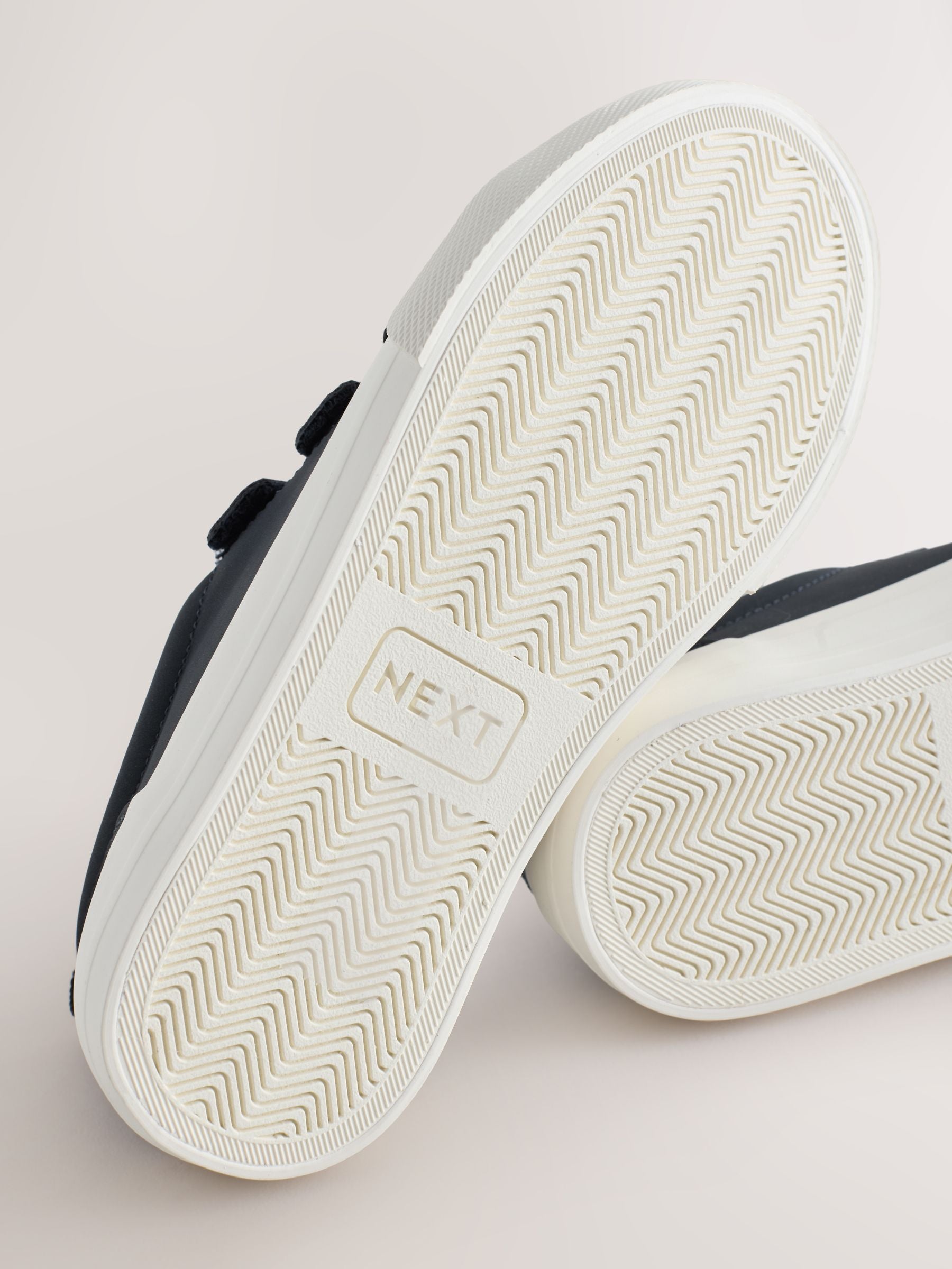 Navy Blue Wide Fit (G) Touch Fastening Smart Trainers image 5