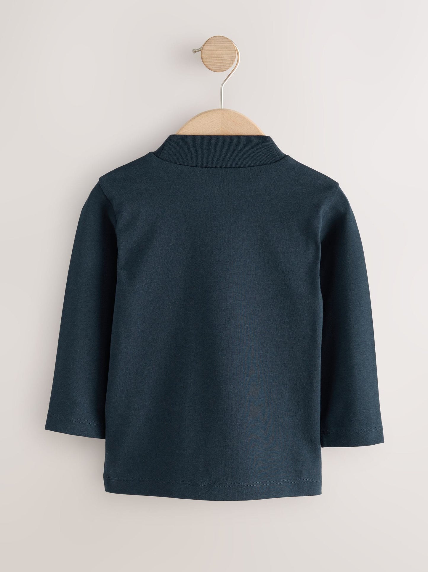 Navy Long Sleeve Turtle Neck T-Shirt (3mths-7yrs) image 3