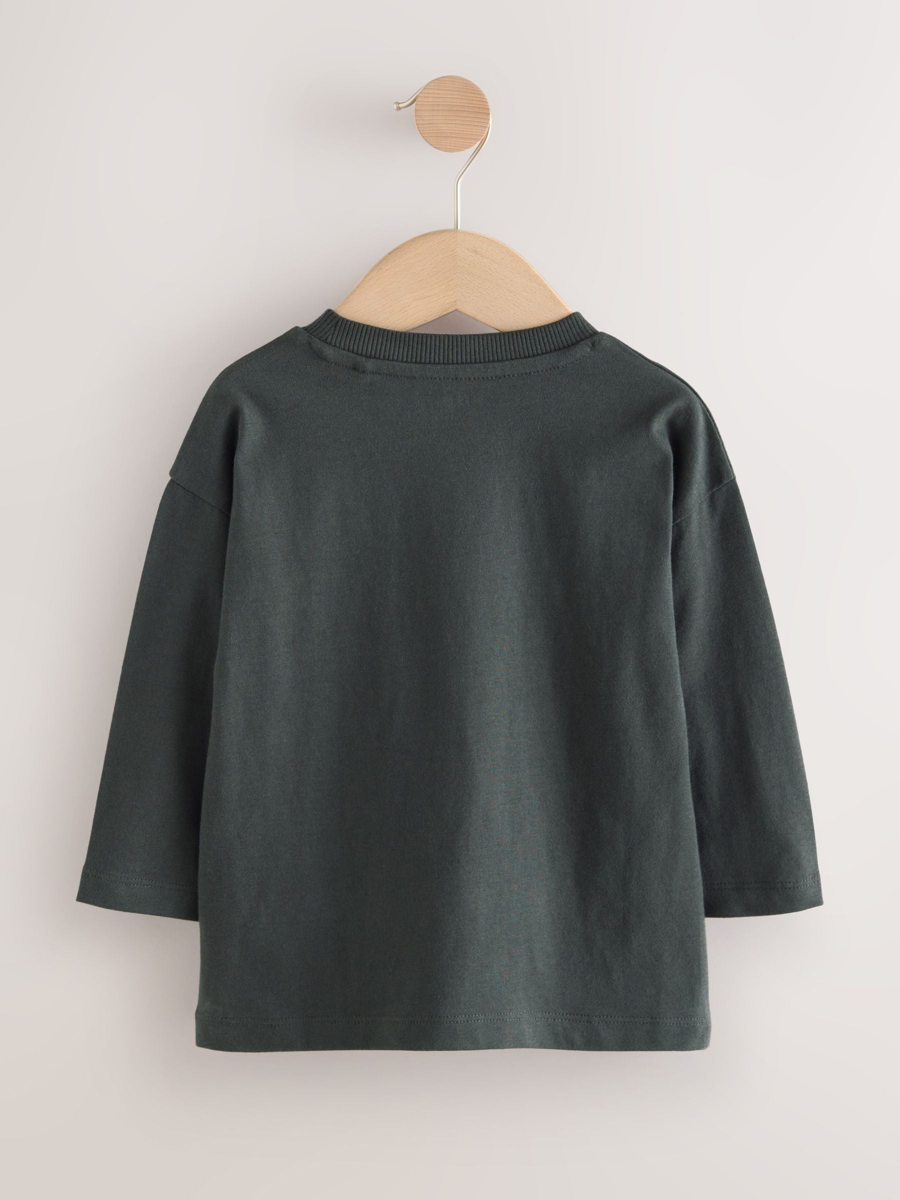 Grey Fox Pocket Long Sleeve Appliqué T-Shirt (3mths-7yrs) image 6