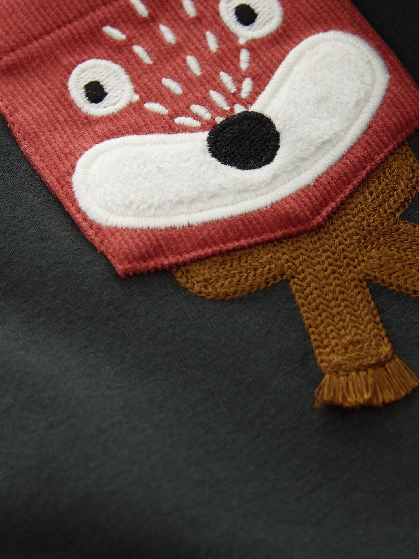 Grey Fox Pocket Long Sleeve Appliqué T-Shirt (3mths-7yrs) image 7