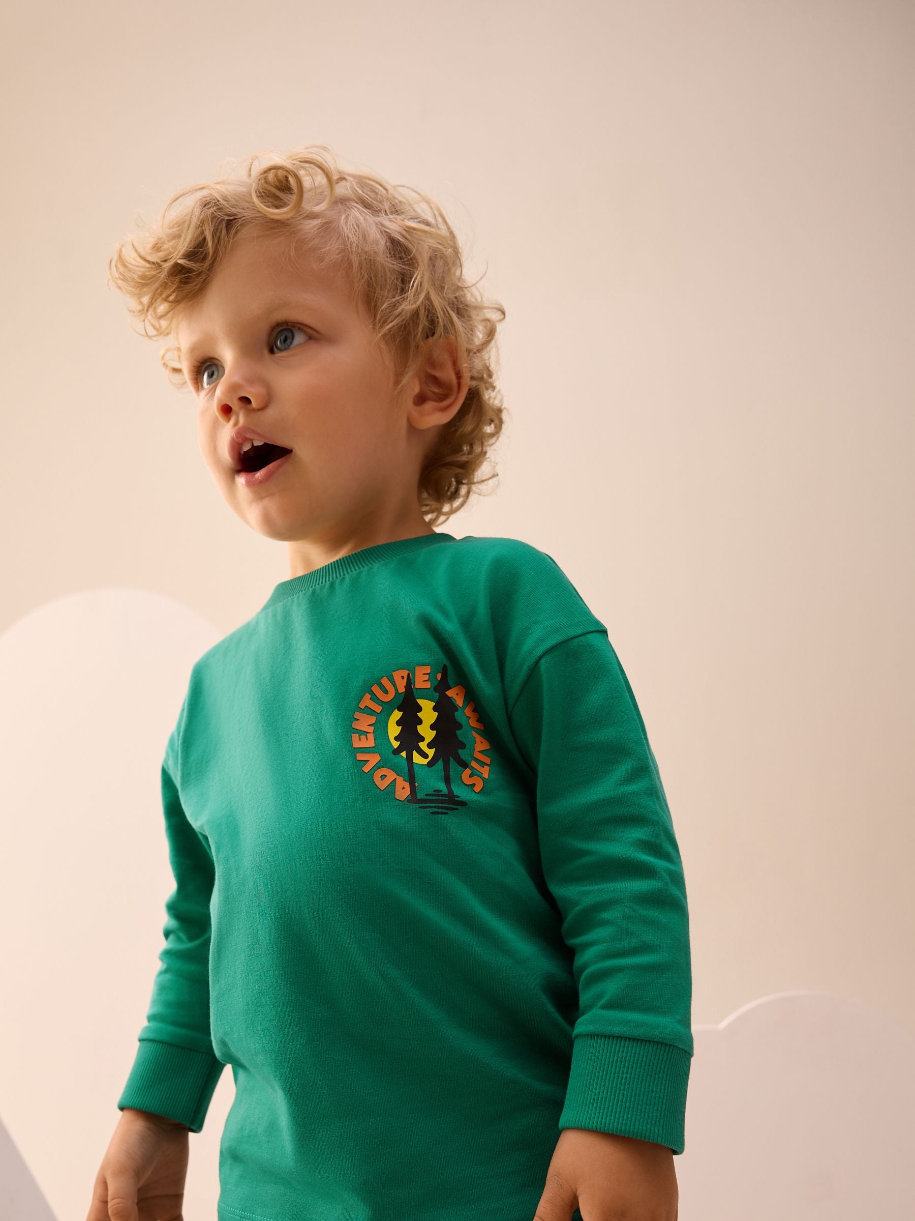 Green Scene Long Sleeve Back Print T-Shirt (3mths-7yrs) image 4