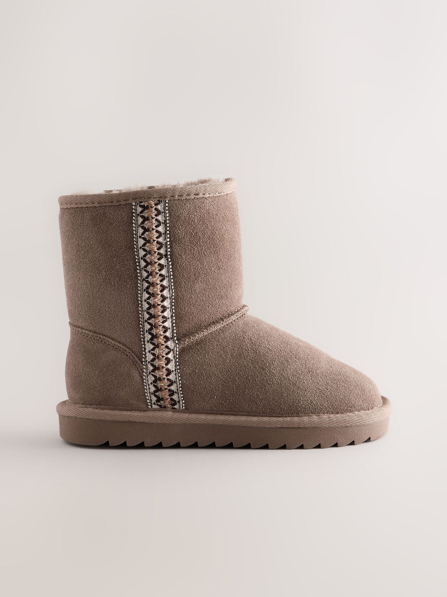 Mink Brown Water Repellent Suede Pull On Boots image 6