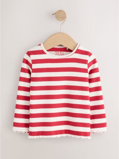 Fruit Long Sleeve Rib Tops 5 Pack (3mths-7yrs) image 4