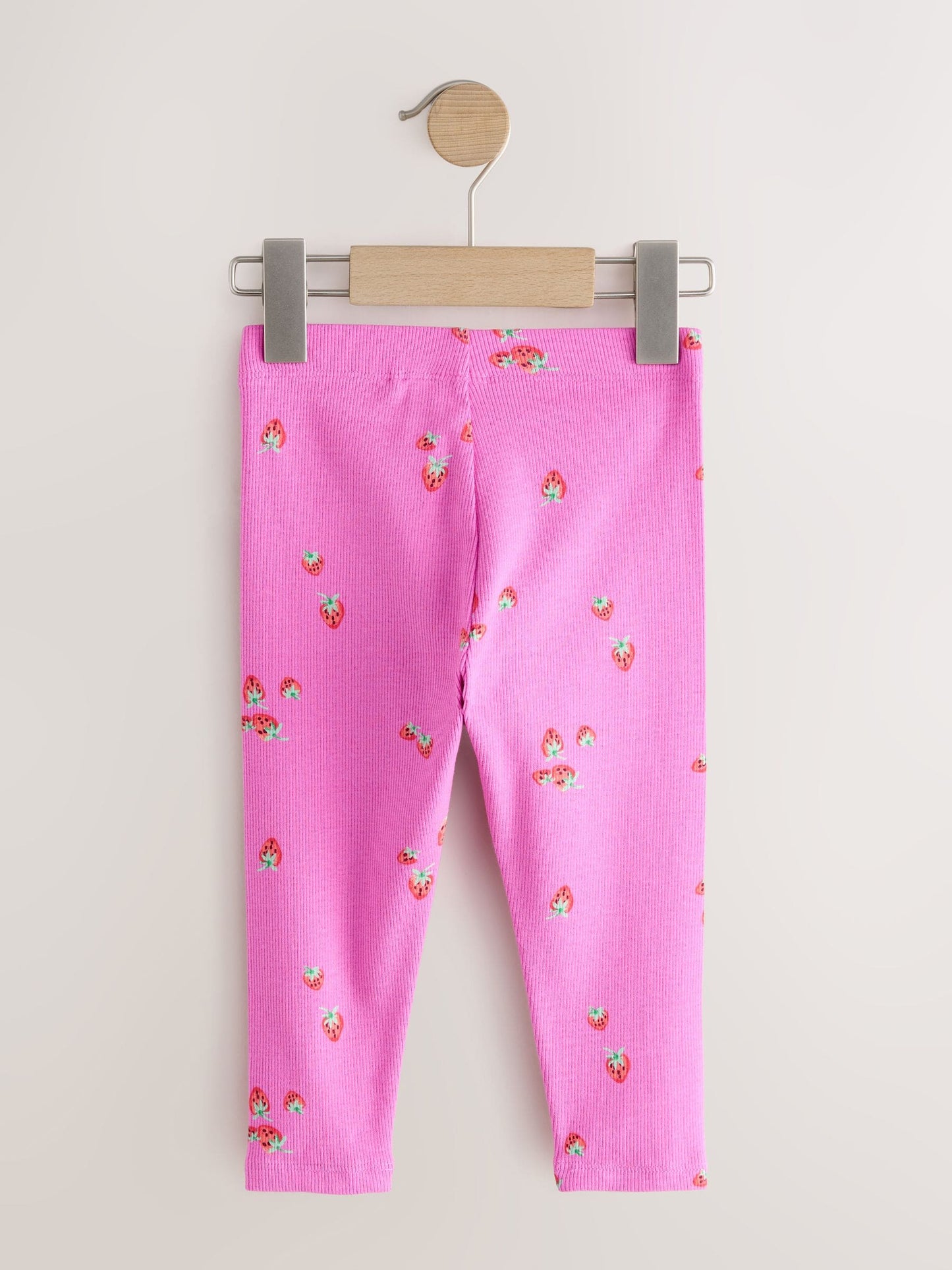 Pink Berry Ribbed Leggings 5 Pack (3mths-7yrs) image 3