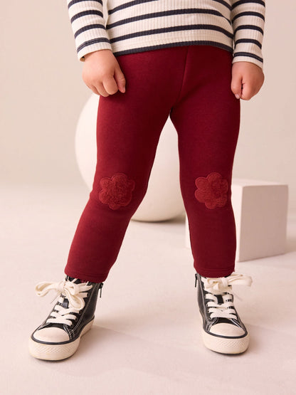 Burgundy Red Cosy Leggings (3mths-7yrs)