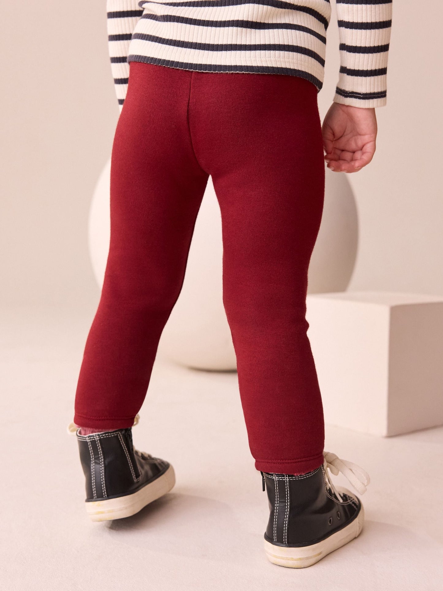 Burgundy Red Cosy Leggings (3mths-7yrs)