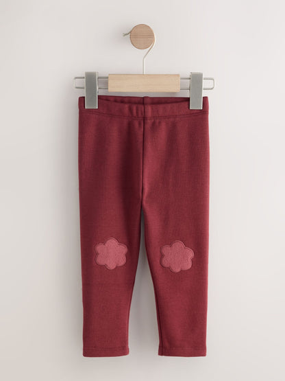 Burgundy Red Cosy Leggings (3mths-7yrs)
