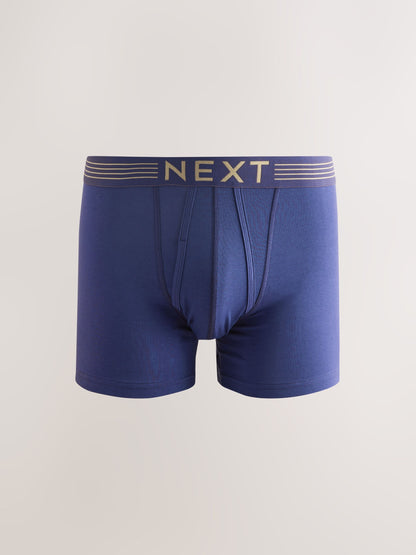 Dsiney Kidz - Rich Navy/Purple/Orange 10 pack A-Front Cotton Rich Boxers image 3