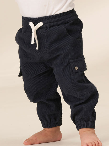 Angel & Rocket Blue Joseph Cord Skater 100% Cotton Trousers image 1