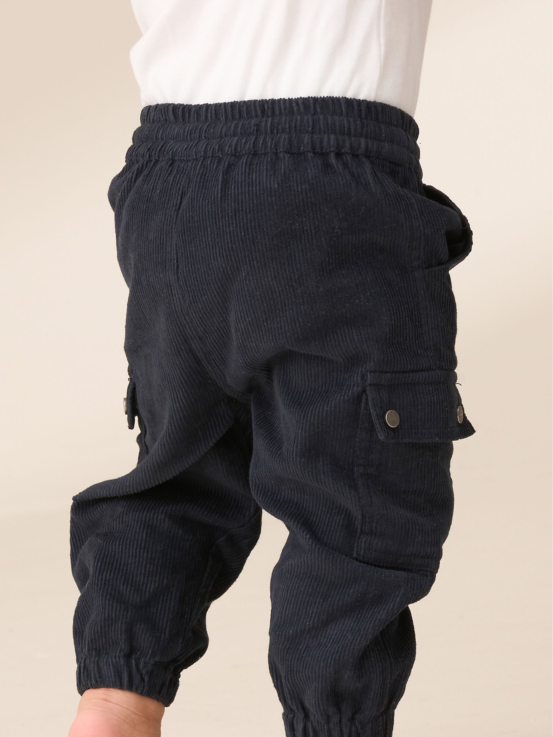Angel & Rocket Blue Joseph Cord Skater 100% Cotton Trousers image 2