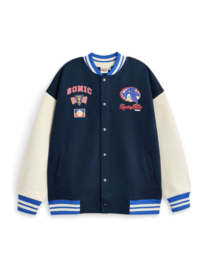 Dsiney Kidz - Vanilla Underground Blue Boys Sonic the Hedgehog Blue Bomber Jacket image 1