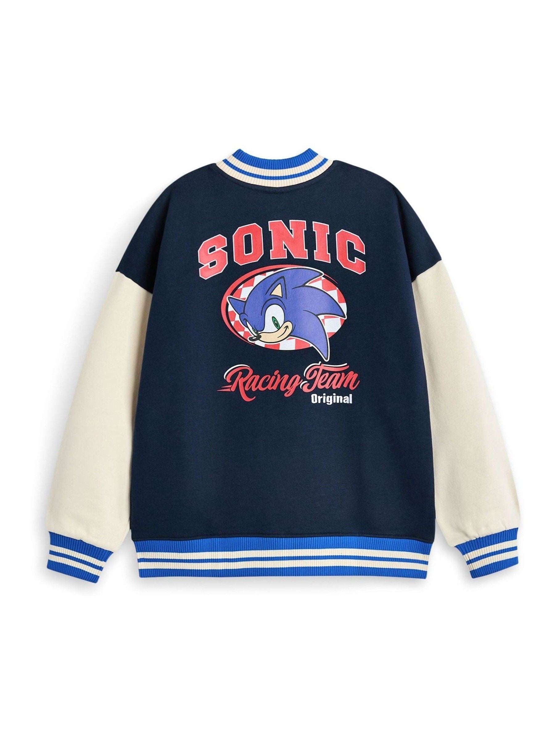 Dsiney Kidz - Vanilla Underground Blue Boys Sonic the Hedgehog Blue Bomber Jacket image 2