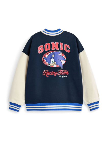 Dsiney Kidz - Vanilla Underground Blue Boys Sonic the Hedgehog Blue Bomber Jacket image 2