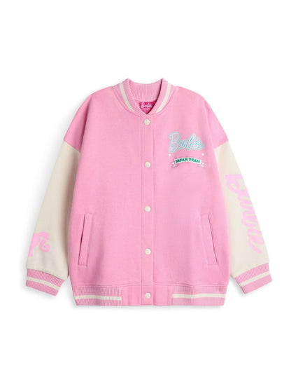 Dsiney Kidz - Vanilla Underground Pink Barbie Girls Pink Bomber Jacket image 1