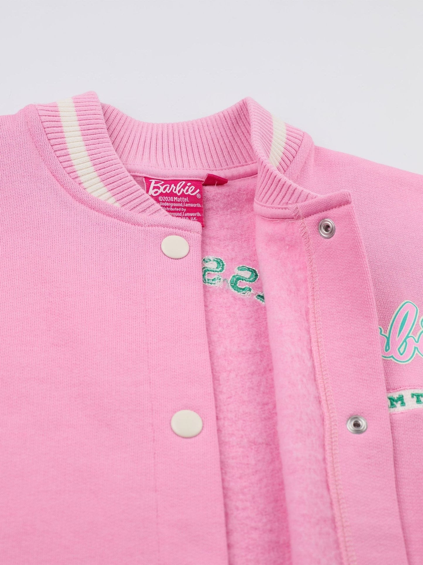 Dsiney Kidz - Vanilla Underground Pink Barbie Girls Pink Bomber Jacket image 3